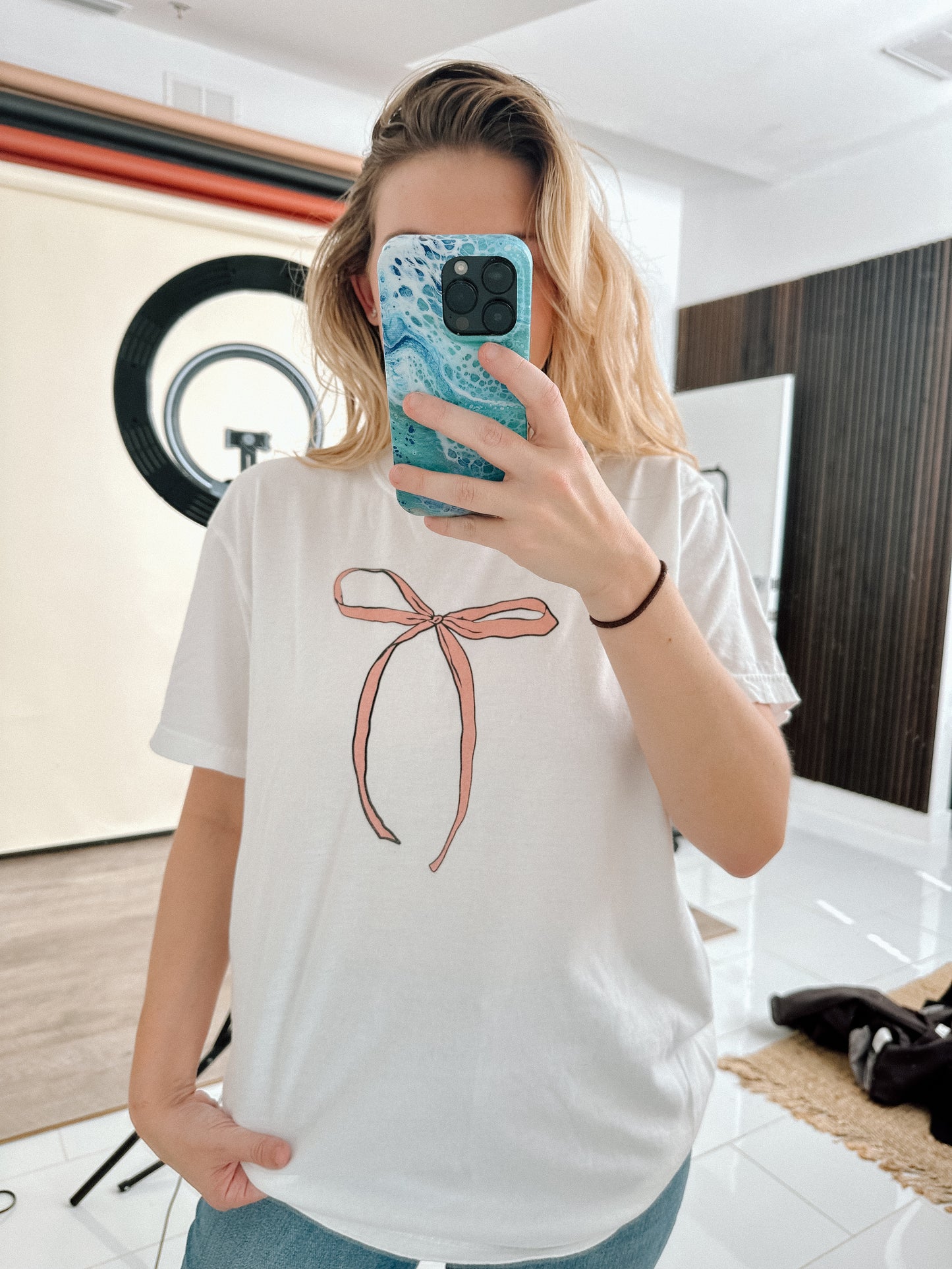 She Is Clothed Bow Summer T-Shirt